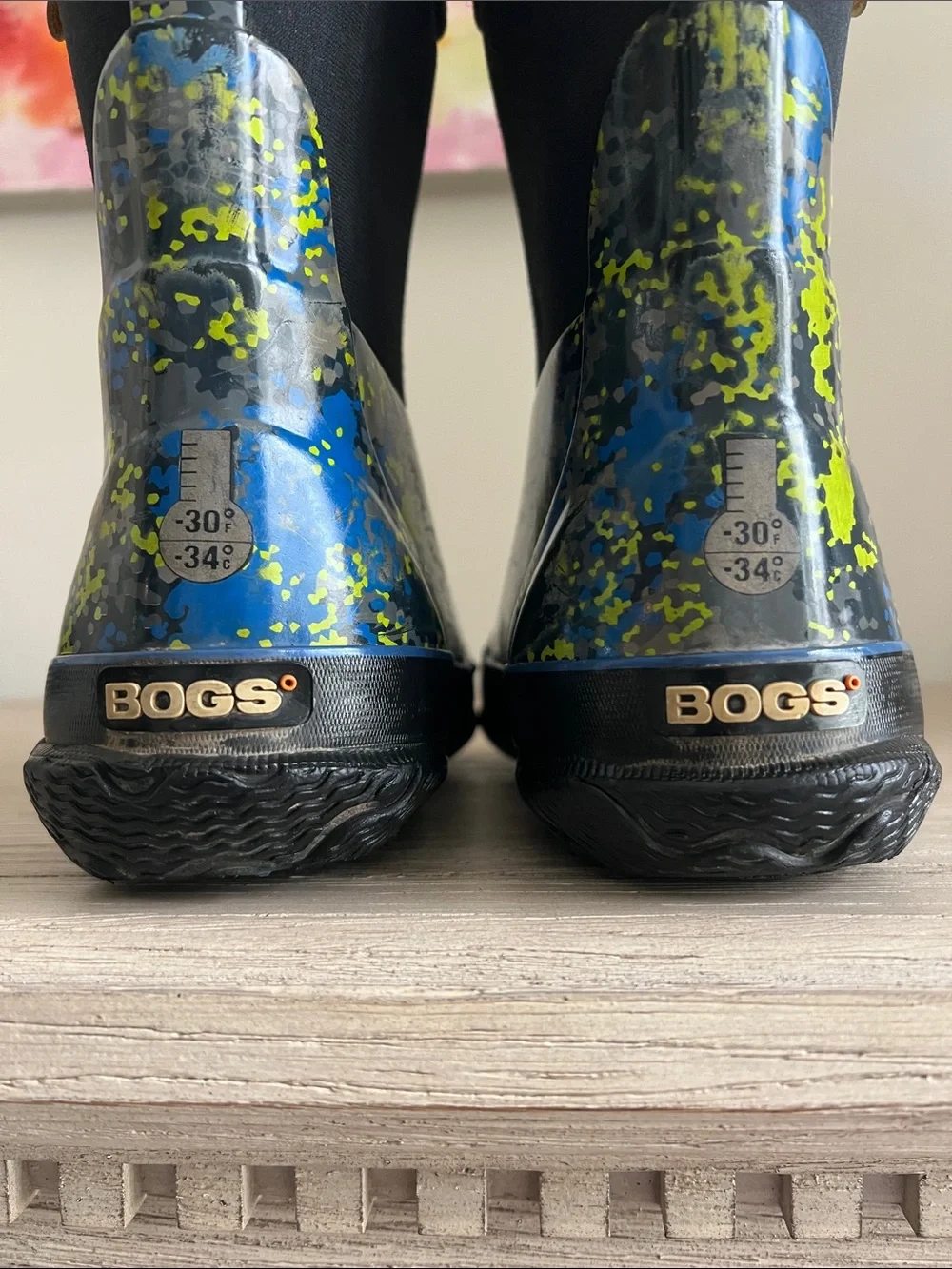Kids BOGS waterproof winter Rain Boots size 12
